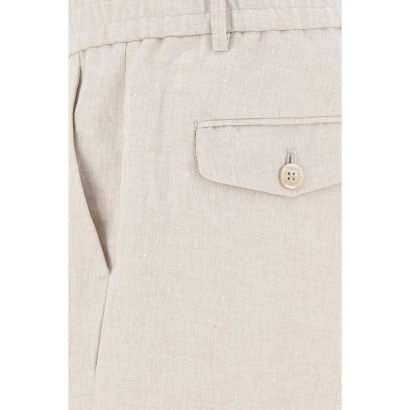 Brunello Cucinelli Linen Men's Shorts