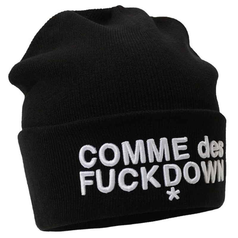 Comme Des Fuckdown Black Acrylic Hats & Men's Cap