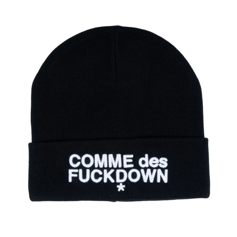 Comme Des Fuckdown Black Acrylic Hats & Men's Cap