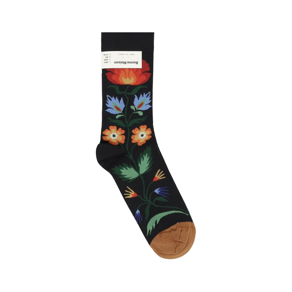 Bonne Maison Bouquet of Flowers Women's Socks