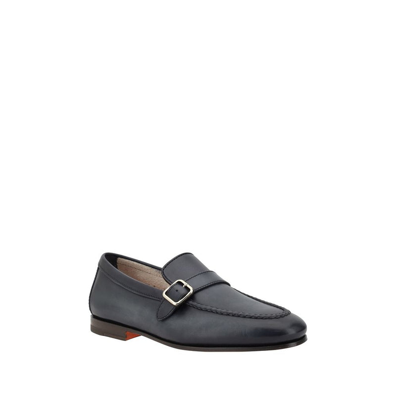 Santoni Loafers with a single Men's buckle