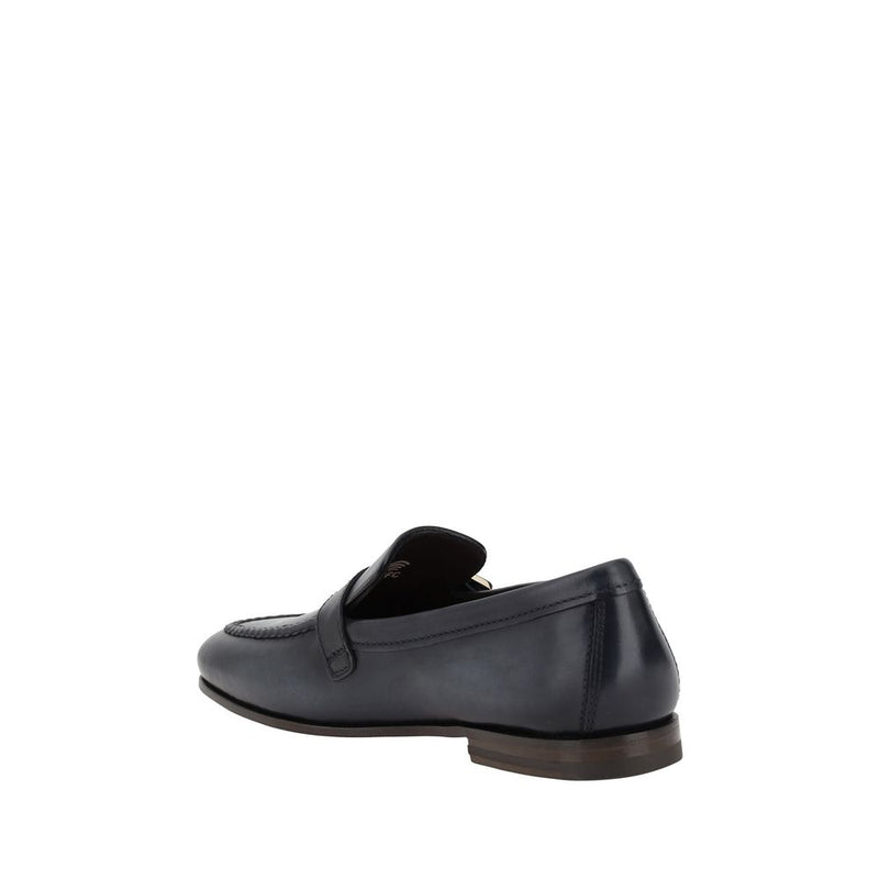 Santoni Loafers with a single Men's buckle