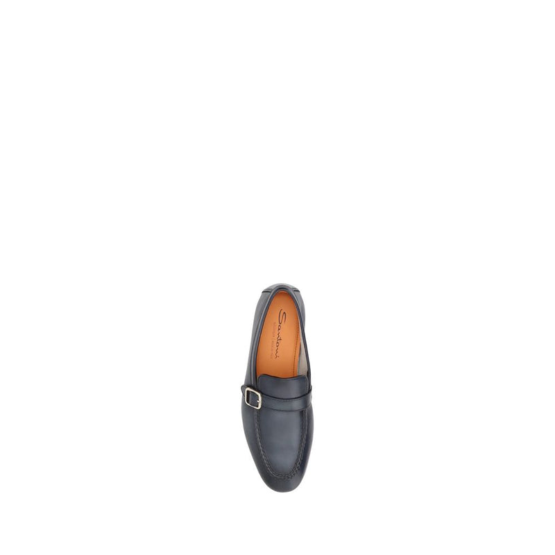 Santoni Loafers with a single Men's buckle