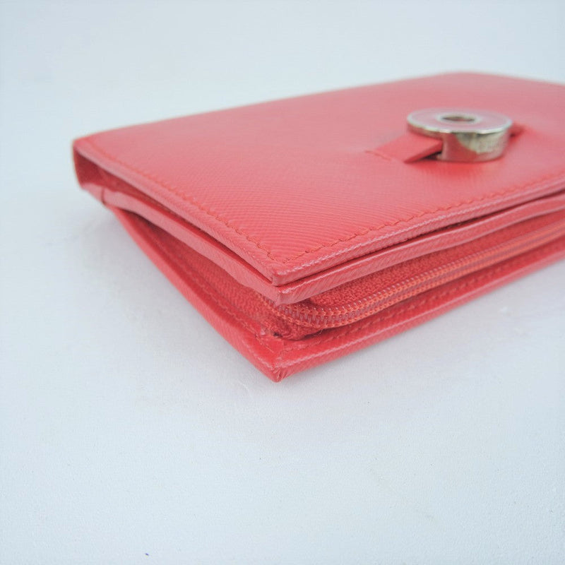 Furla Red Leather Wallet  (Pre-Owned)