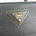 Prada Black Leather Handbag (Pre-Owned)