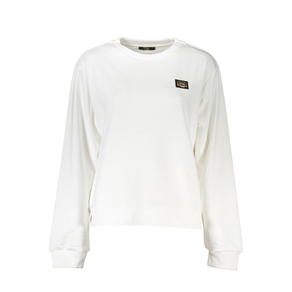 Cavalli Class White Cotton Women Women's Sweater