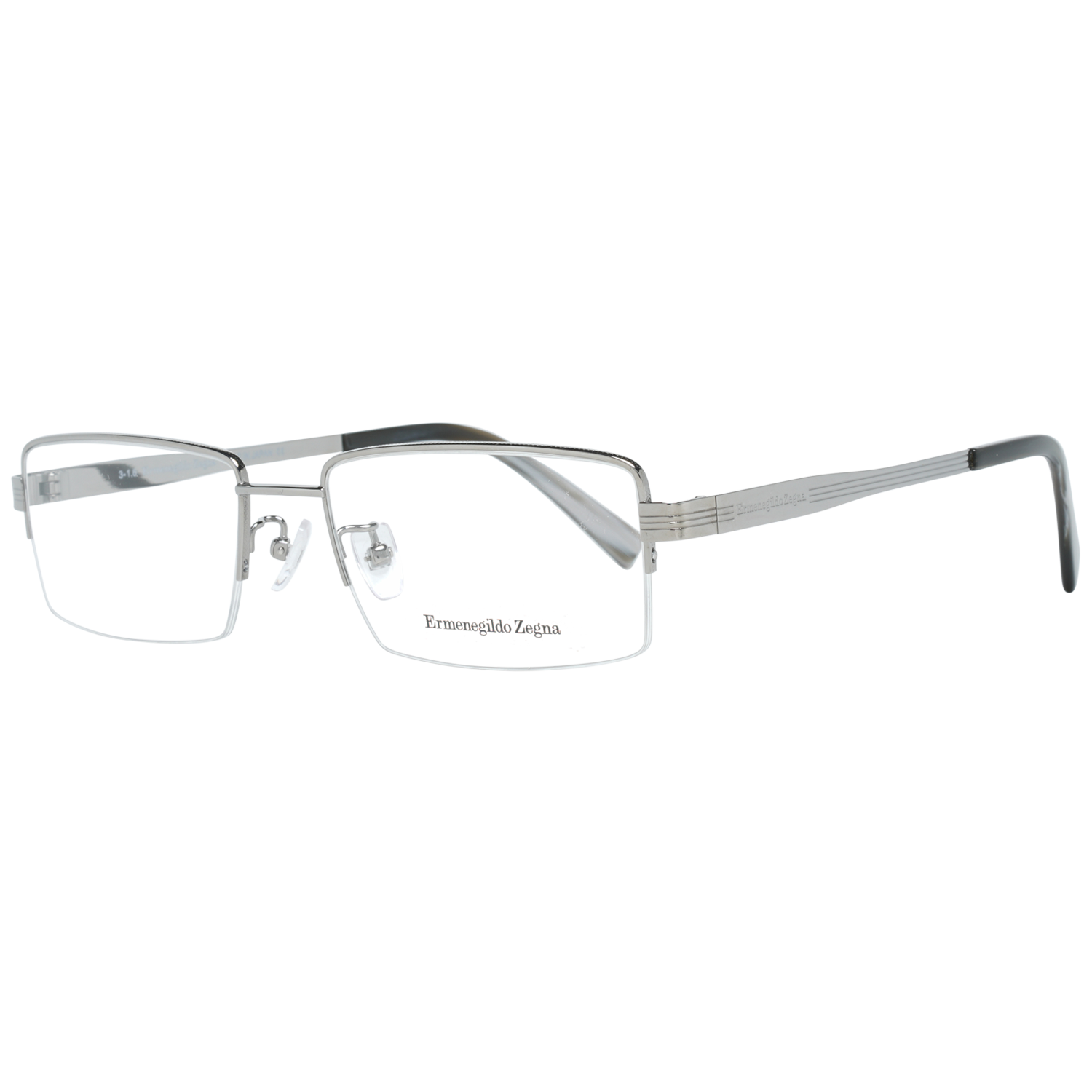 Ermenegildo Zegna Silver Men Men's Frames