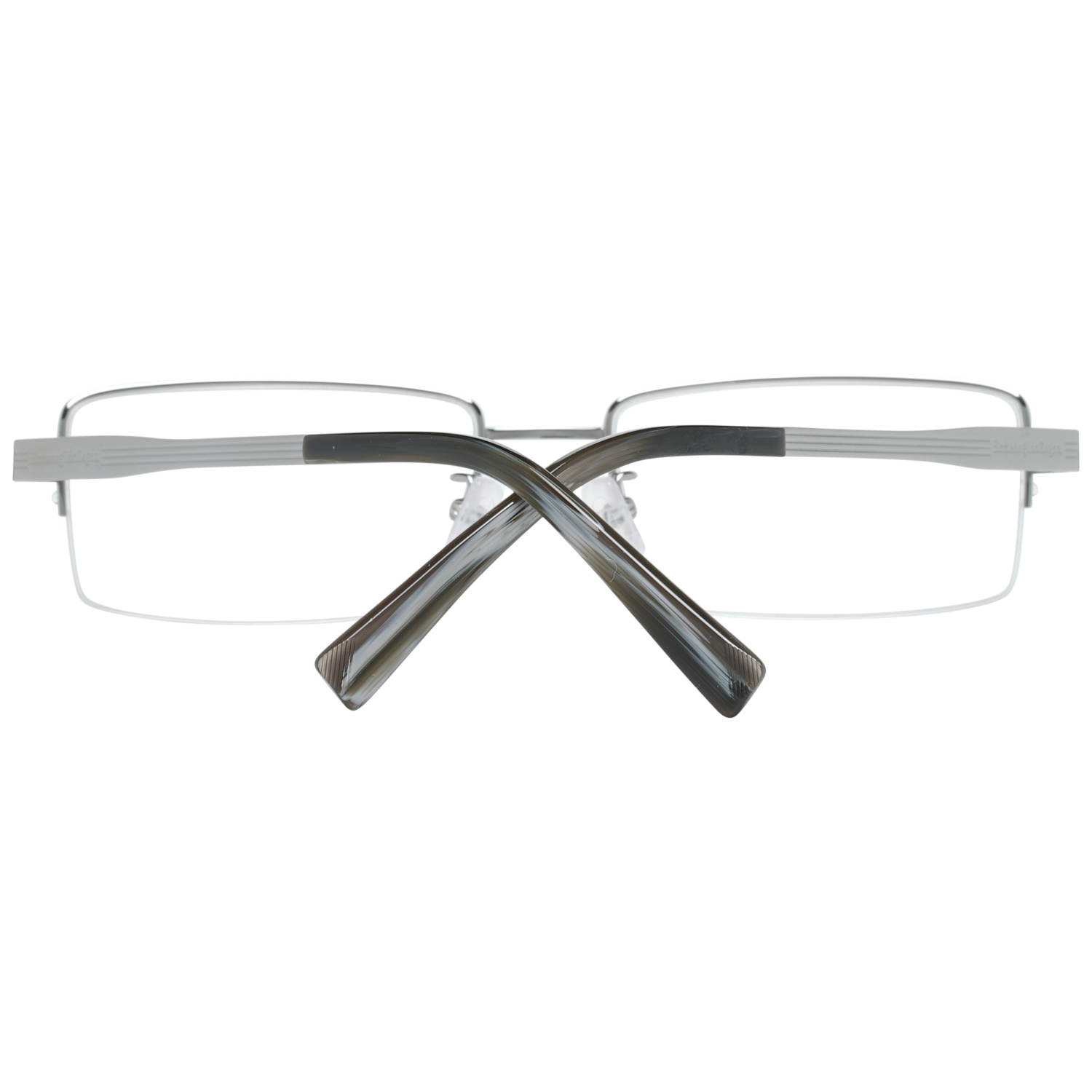 Ermenegildo Zegna Silver Men Men's Frames