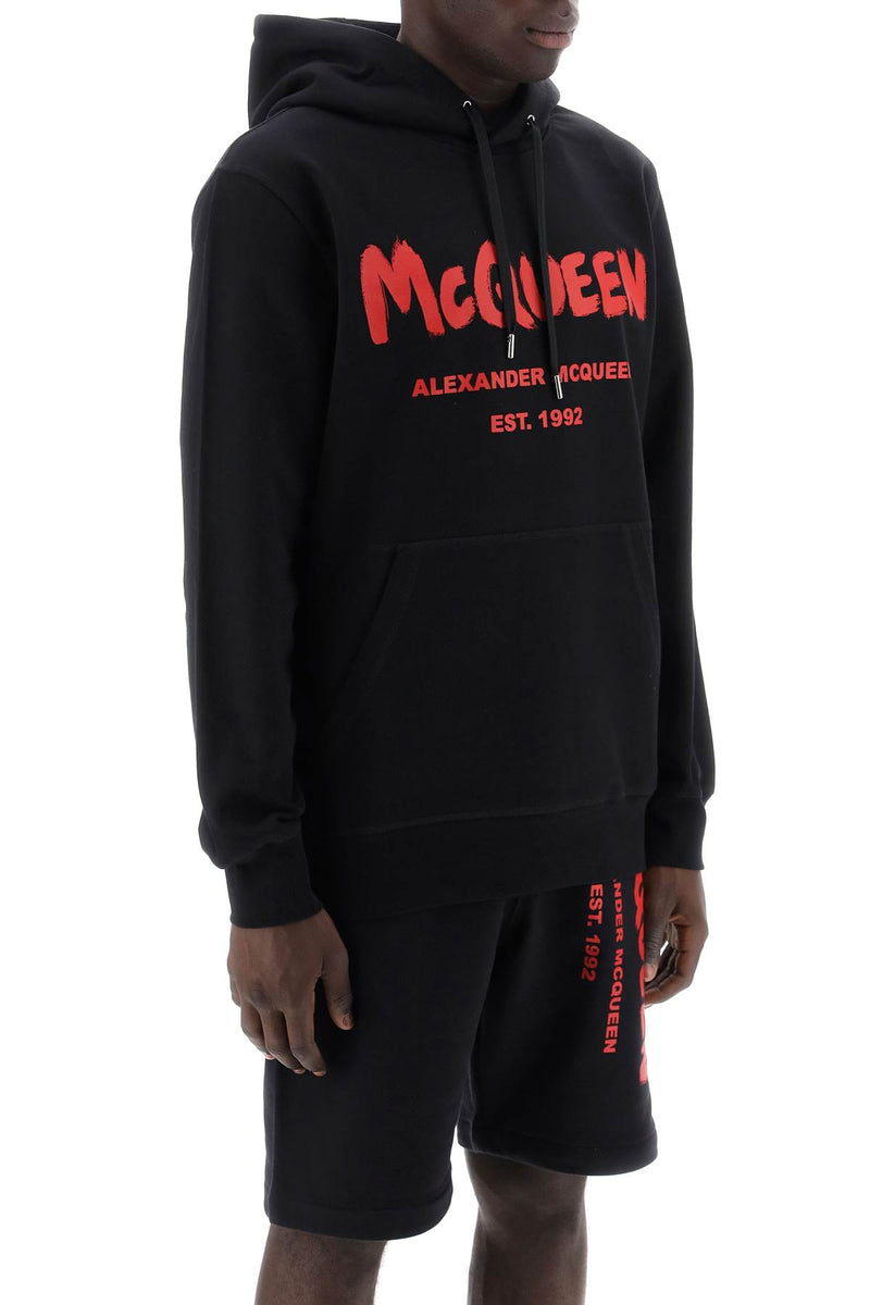 Alexander Mcqueen Men's Graffiti Hoodie