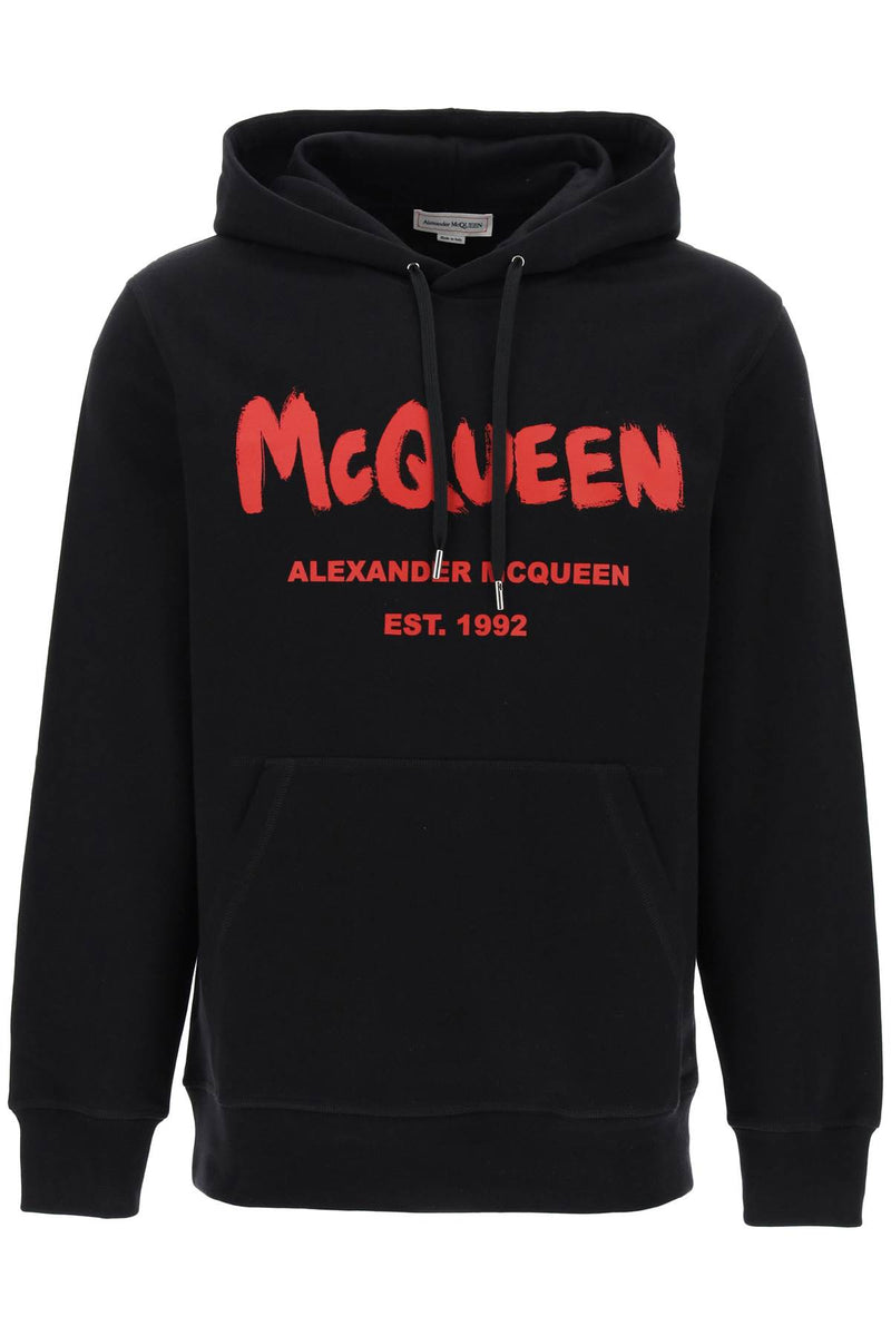 Alexander Mcqueen Men's Graffiti Hoodie