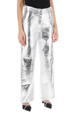 Interior Women's Sterling Pants In Laminated Leather