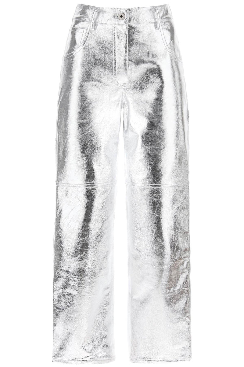 Interior Women's Sterling Pants In Laminated Leather