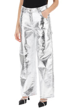 Interior Women's Sterling Pants In Laminated Leather