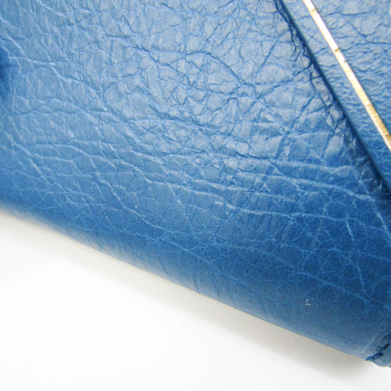 Balenciaga Blue Leather Wallet  (Pre-Owned)