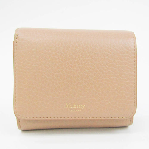 Mulberry Pink Leather Wallet  (Pre-Owned)