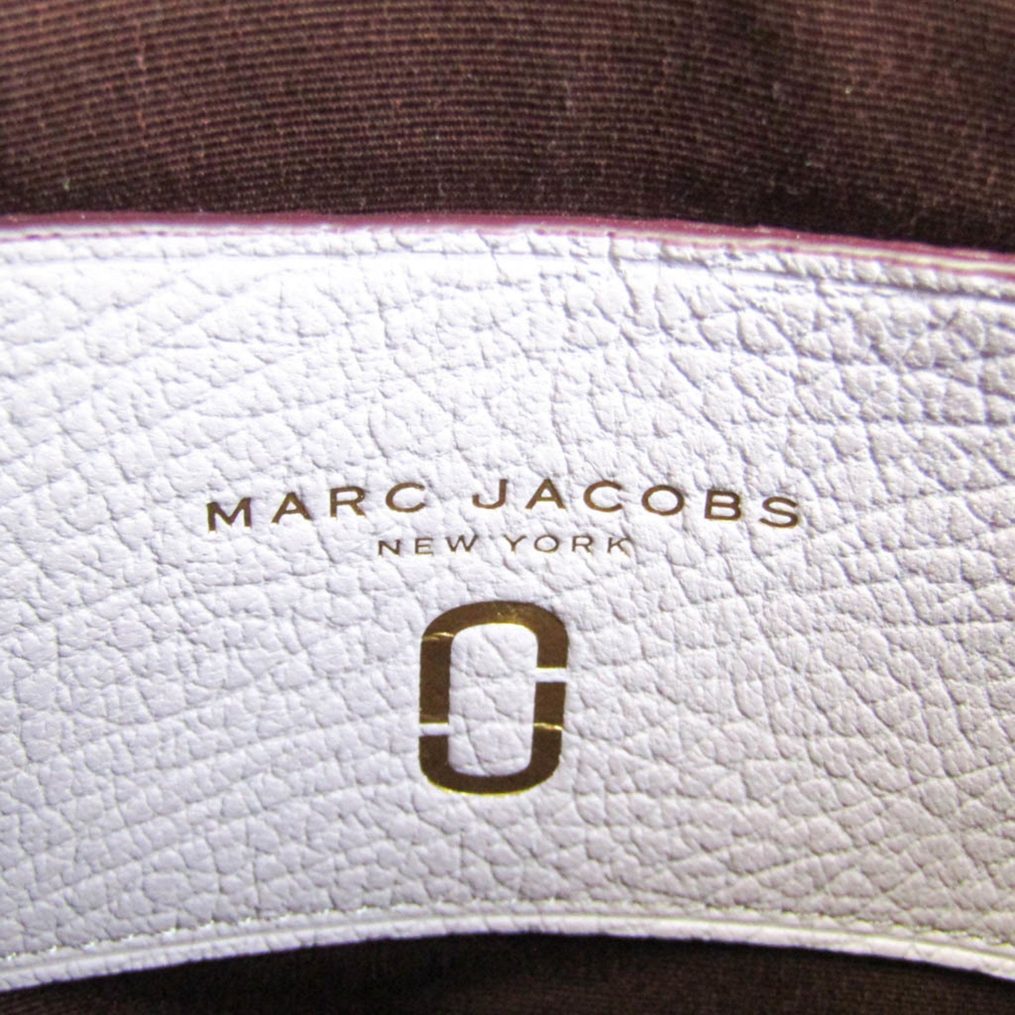 Marc Jacobs Mini T Purple Leather Shoulder Bag (Pre-Owned)