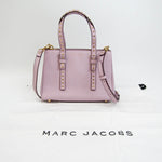 Marc Jacobs Mini T Purple Leather Shoulder Bag (Pre-Owned)