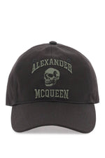 Alexander Mcqueen Men's Varsity Skull Baseball Cap