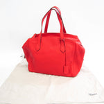 Fendi -- Red Leather Handbag (Pre-Owned)