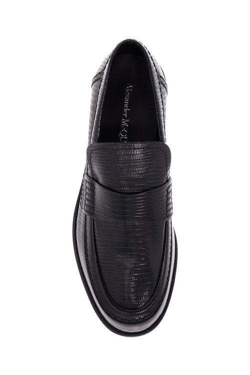 Alexander Mcqueen Men's Leather Jupiter Loafers For