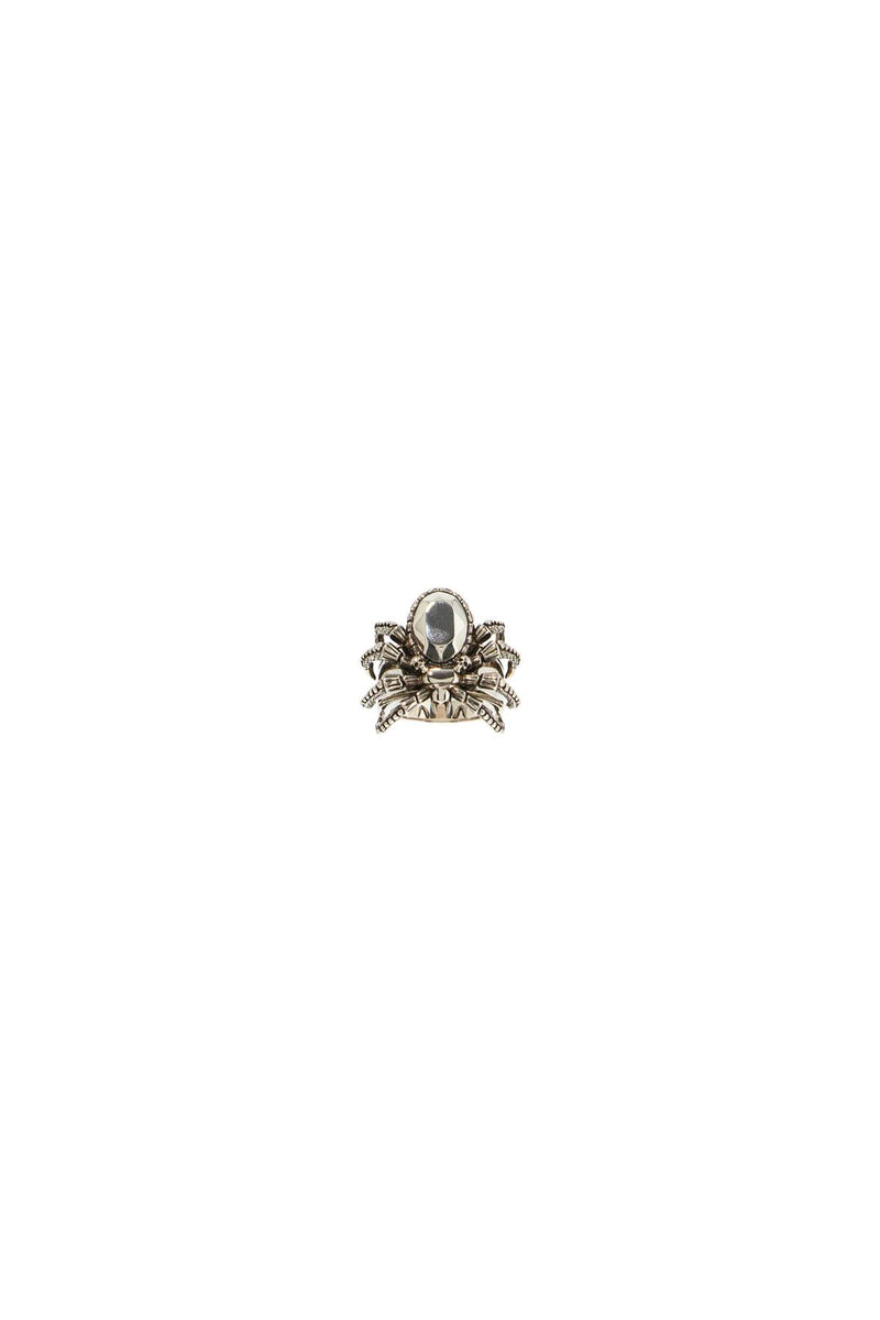 Alexander Mcqueen Men's Antique Silver Spider Ring In