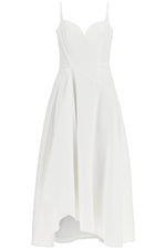 Alexander Mcqueen Women's Midi Dress With Sweetheart Neckline