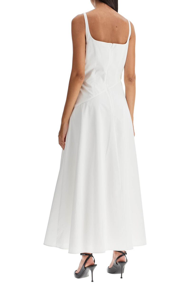 Alexander Mcqueen Women's Midi Dress With Sweetheart Neckline