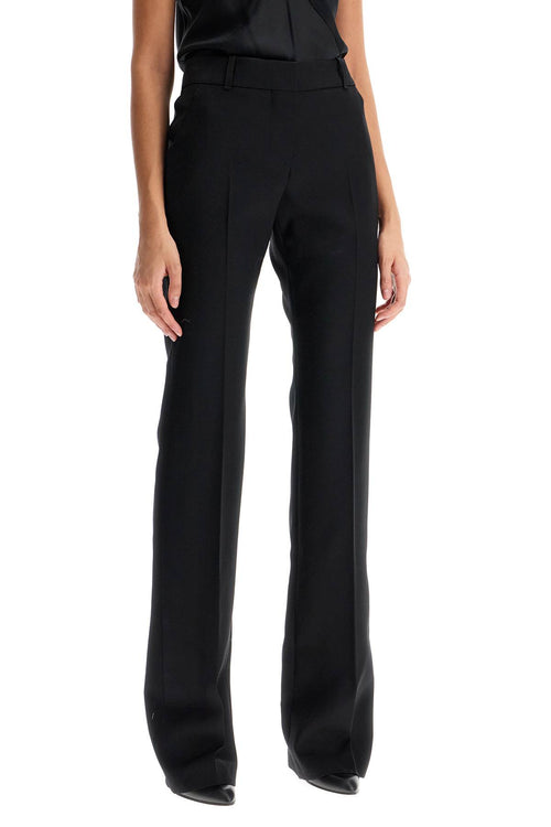 Alexander Mcqueen Women's Bootcut Gabardine Trousers