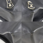 Balenciaga Papier Black Leather Tote Bag (Pre-Owned)