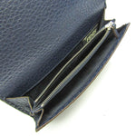 Fendi Selleria Navy Leather Wallet  (Pre-Owned)