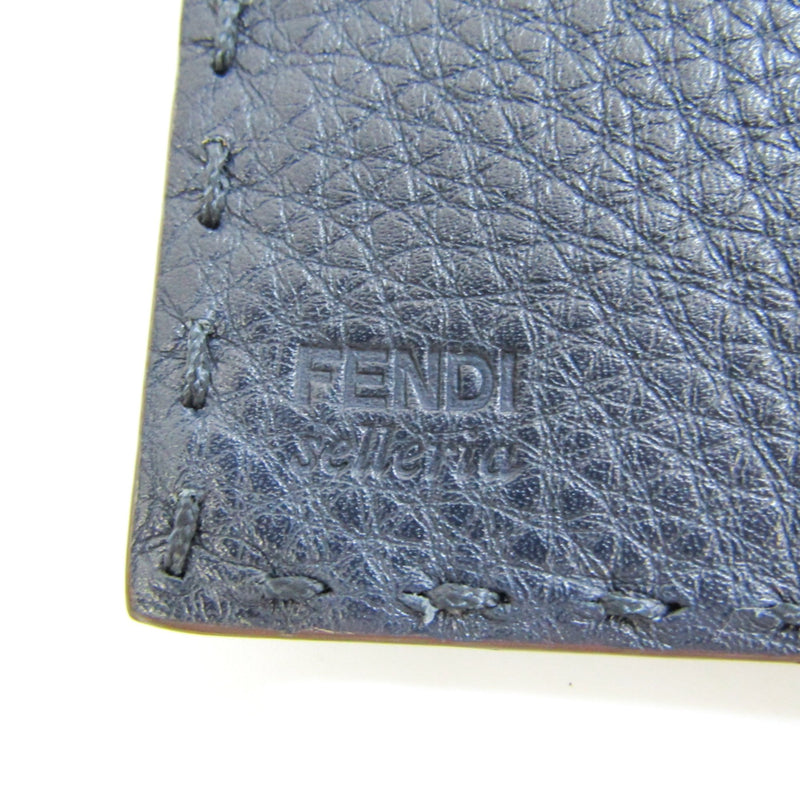 Fendi Selleria Navy Leather Wallet  (Pre-Owned)