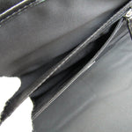 Coach Black Leather Clutch Bag (Pre-Owned)