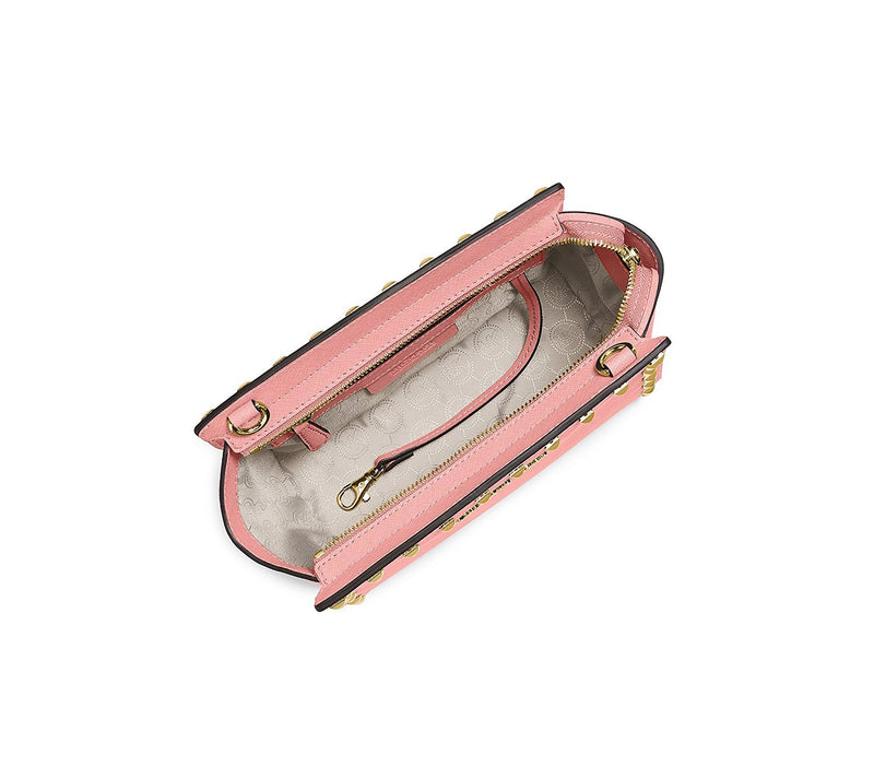Michael Kors, Bags, Michael Kors Medium Pink Silver Studded Selma Bag