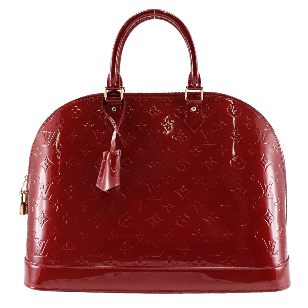 The Ege Red Patent Leather Handbag – Vinci Leather Shoes