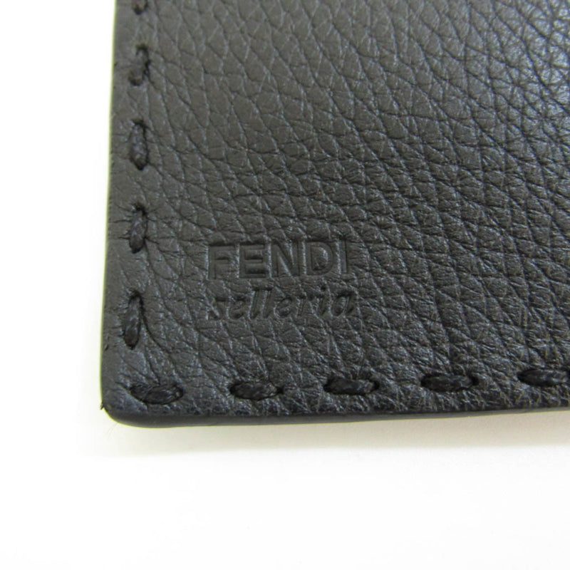 Fendi Selleria Black Leather Wallet  (Pre-Owned)