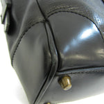 Coach Black Leather Handbag (Pre-Owned)