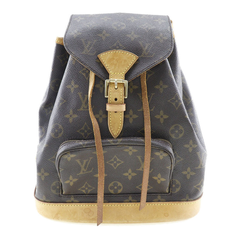 Louis Vuitton Montsouris Brown Canvas Backpack Bag (Pre-Owned