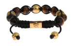 Nialaya Chic Multicolor CZ & Tigers Eye Women's Bracelet