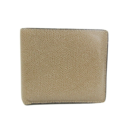 Valextra Beige Leather Wallet  (Pre-Owned)