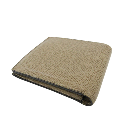 Valextra Beige Leather Wallet  (Pre-Owned)