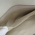 Valextra Beige Leather Shoulder Bag (Pre-Owned)