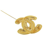 Chanel Broche Gold Metal Brooch Jewelry (Pre-Owned)