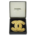 Chanel Broche Gold Metal Brooch Jewelry (Pre-Owned)