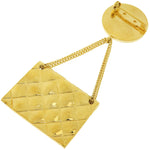 Chanel Coco Mark Gold Gold Plated Brooch Jewelry (Pre-Owned)