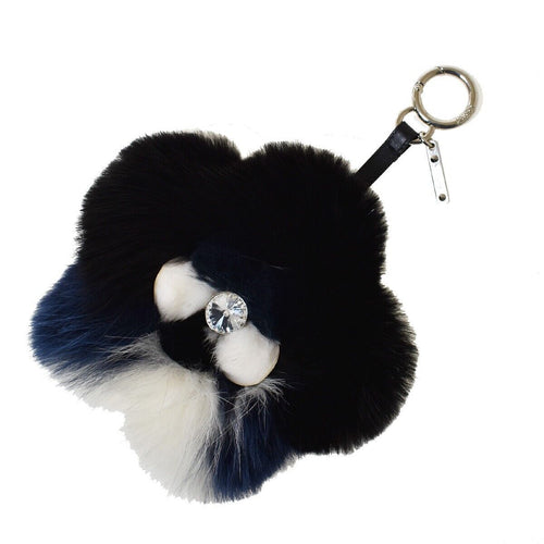 Fendi Black Fur Ring Jewelry (Pre-Owned)