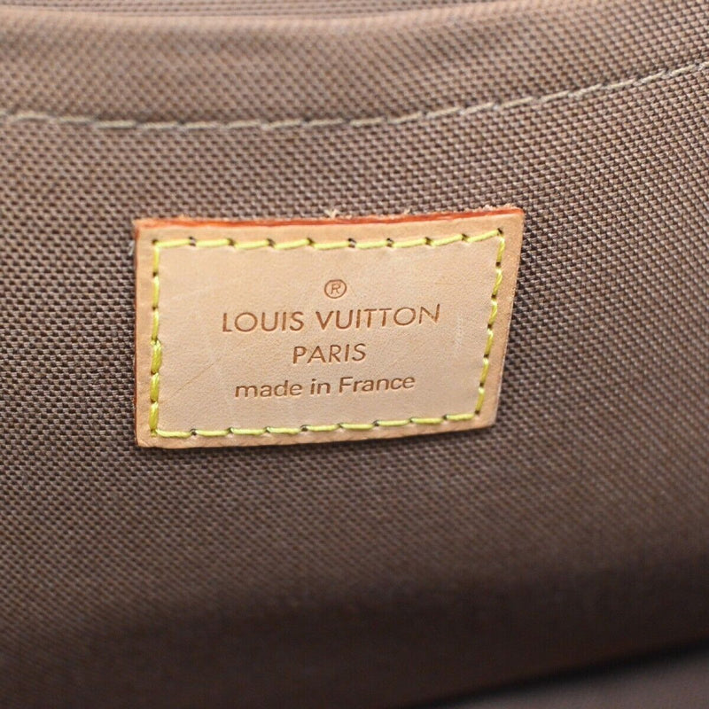 Louis Vuitton Rivet Brown Canvas Shoulder Bag (Pre-Owned)