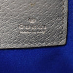 Gucci Off The Grid Blue Canvas Clutch Bag (Pre-Owned)