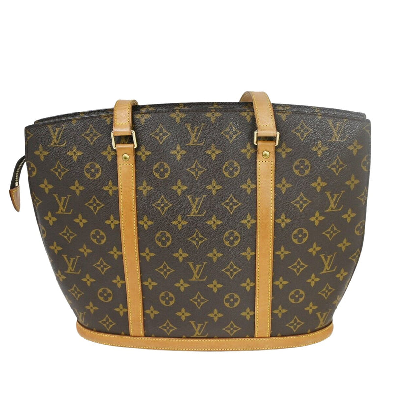 Pre-owned Louis Vuitton Brown Monogram Canvas Babylone Tote Bag