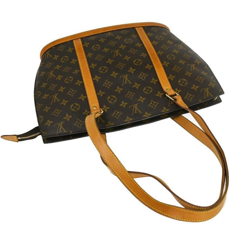 Louis Vuitton Babylone Brown Canvas Tote Bag (Pre-Owned)