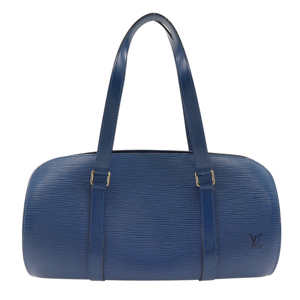 Louis Vuitton Louis Vuitton Soufflot Blue Epi Leather Hand Bag +